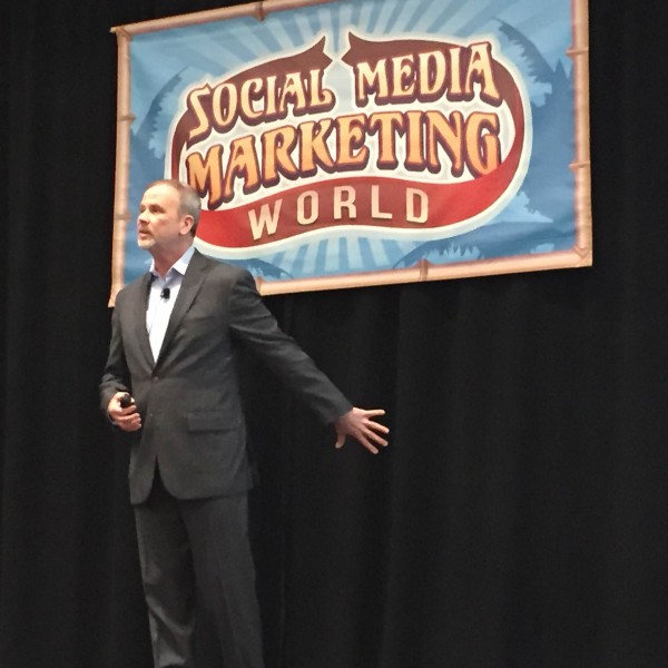 Jeff Korhan speaking at Social Media Marketing World 2015